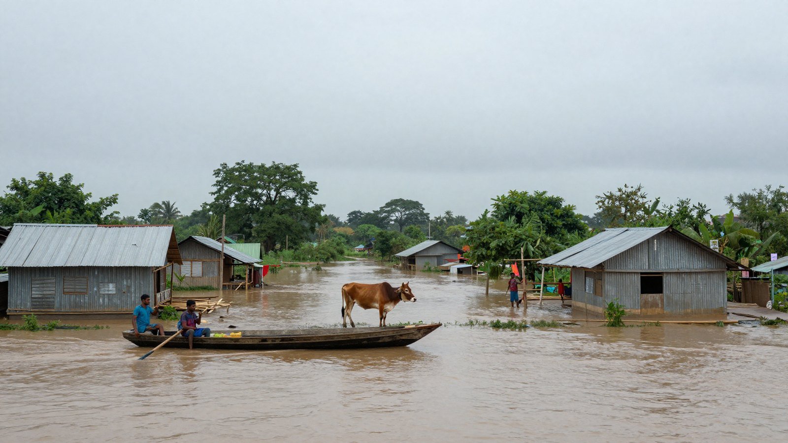 Illustrative image for the story: Assam Floods Kill More Than 60 and Displace 700,000 as Brahmaputra Overflows