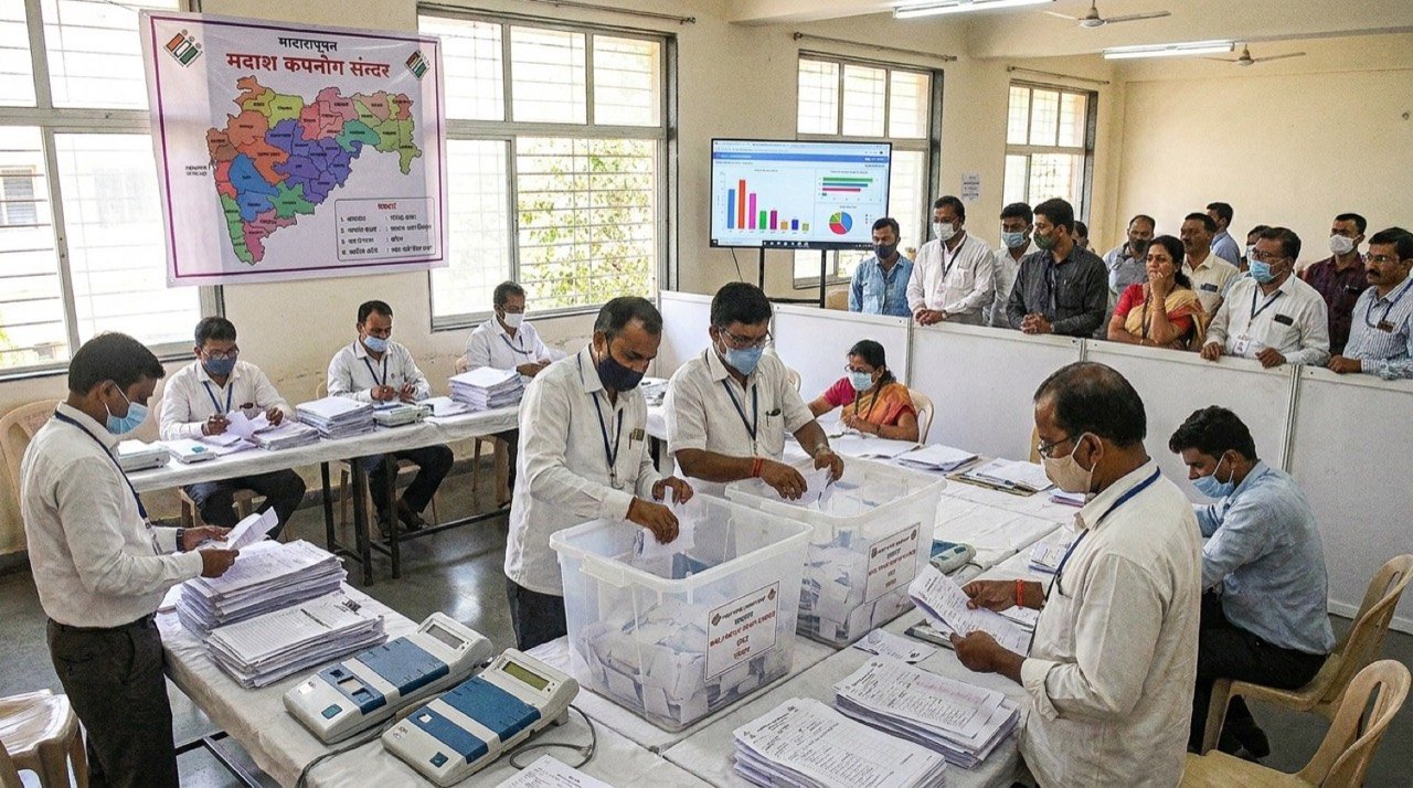 Maharashtra legislative council ballot counting as BJP-led Mahayuti wins Vidarbha local-authority constituencies