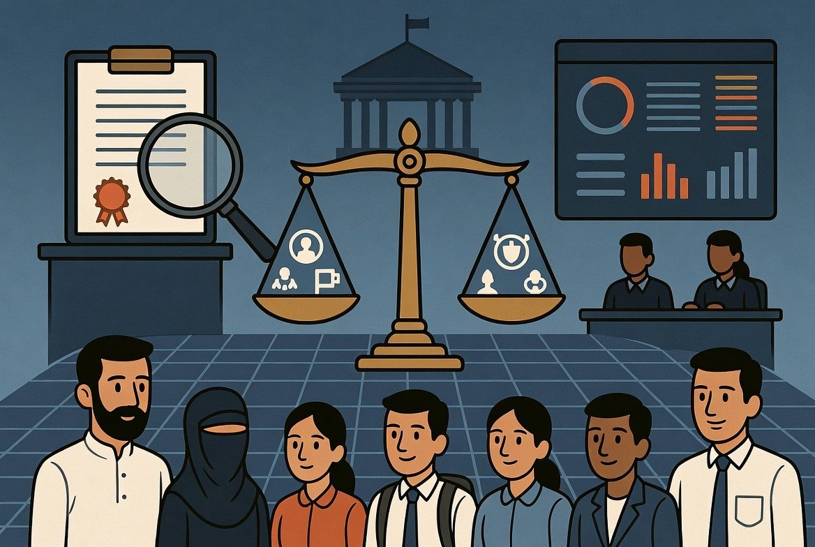 Illustrative image for the story: Gujarat Anti-Radicalisation SOP Faces Profiling Questions Over Beard, Niqab and Arabic-Language Indicators