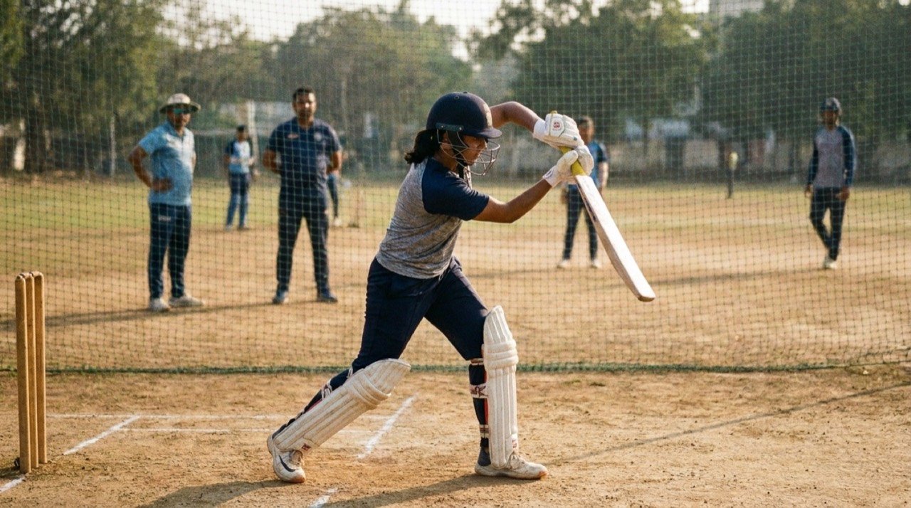 Woman cricketer training as ICC introduces post-pregnancy return-to-play guidelines for elite women's cricket