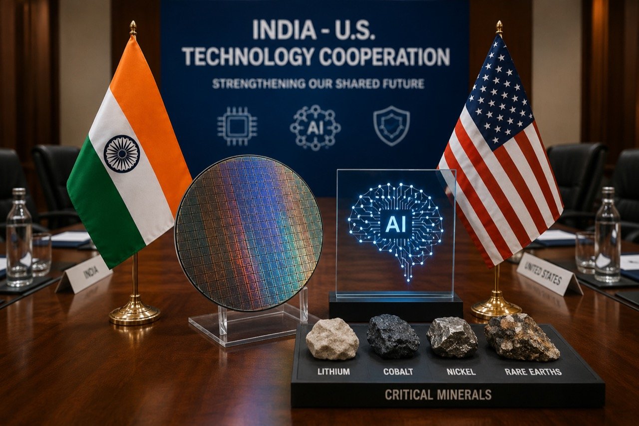 Illustrative image for the story: India-US AI Chips Roundtable Puts Critical Minerals in the Spotlight