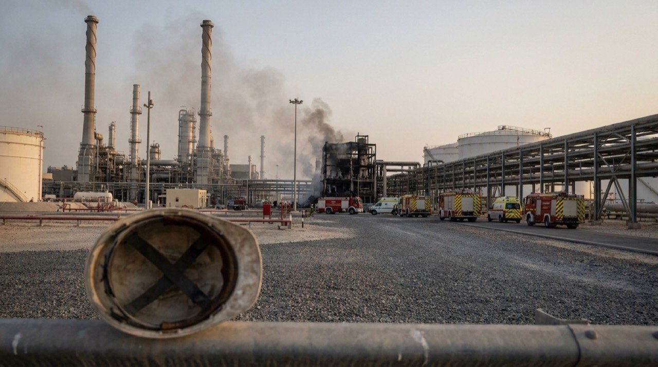 Industrial facility at Ras Laffan in Qatar where an explosion killed 12 Indian nationals