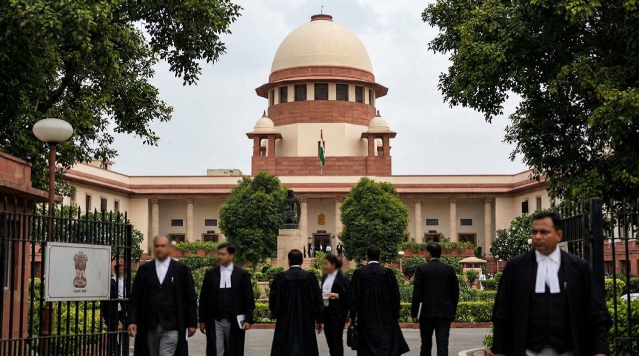 Supreme Court of India building, where judges questioned CARA over delays in the child adoption process.