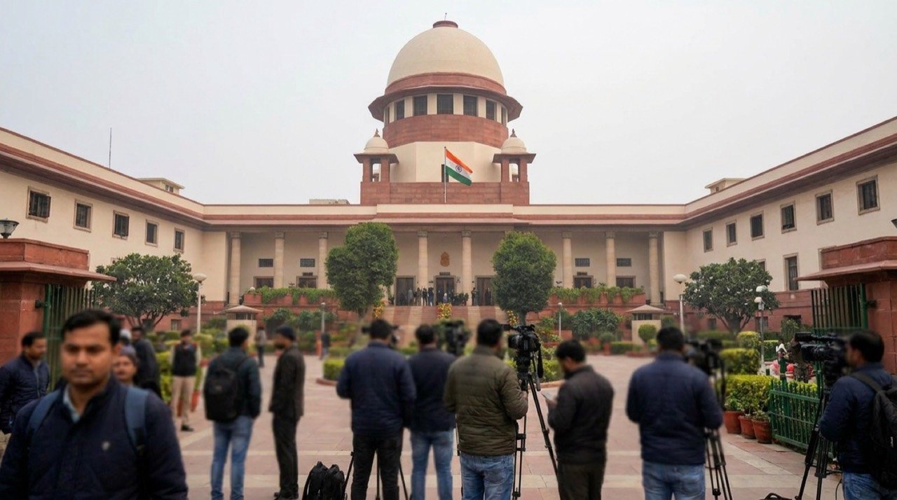Supreme Court of India building, where the bench refused to review a collegium recommendation